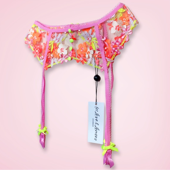 For Love and Lemons Summer Tide 3-Piece Lingerie Set - X-Small - NWT - Picture 13 of 16